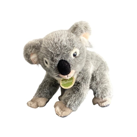 VTG Aurora World Babies Koala Myoni Bear Sitting Plush Gray Toy Stuffed Animal B - Picture 1 of 12